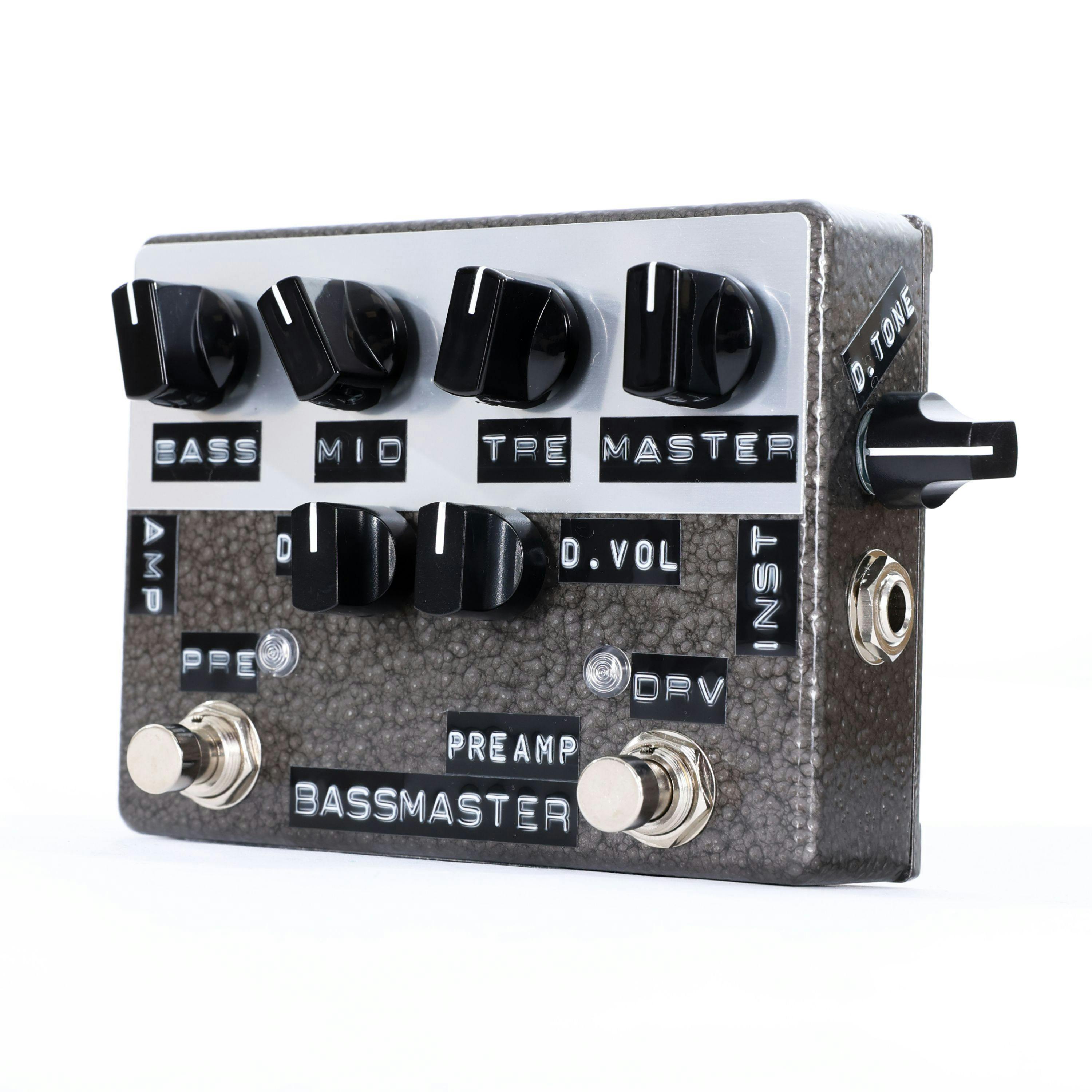 Shin's Music Bass Master Pre-Amp Pedal in Grey Hammertone - Andertons Music  Co.